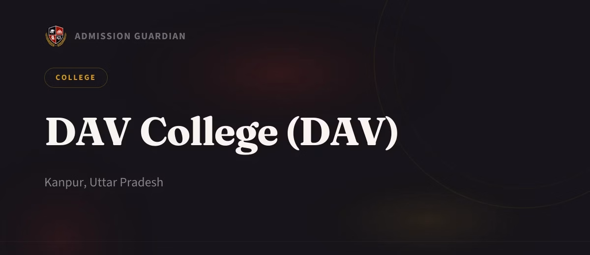DAV College (DAV) cover photo 1