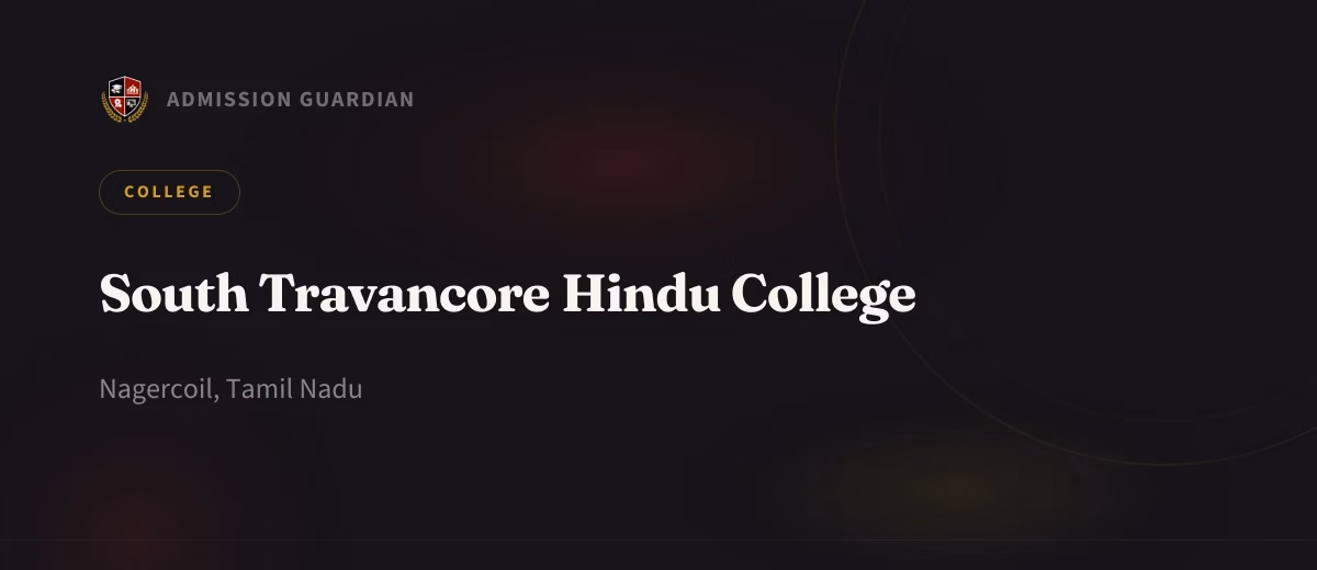 South Travancore Hindu College cover photo 1