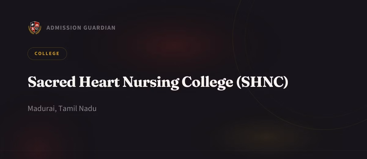 Sacred Heart Nursing College (SHNC) cover photo 1