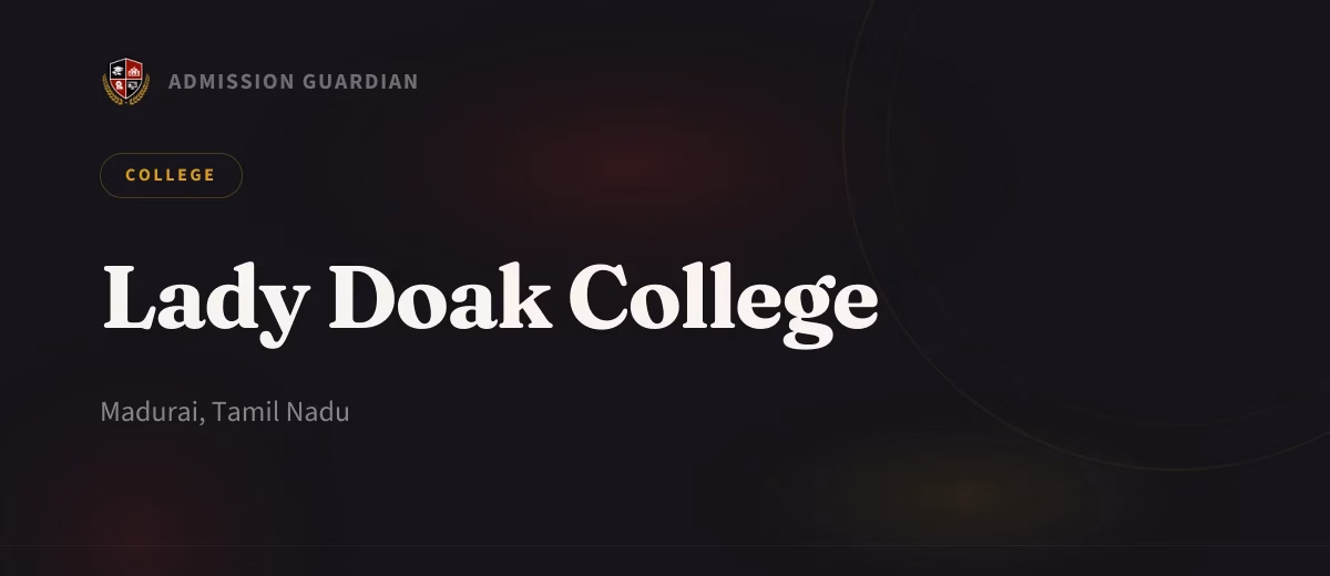 Lady Doak College cover photo 1