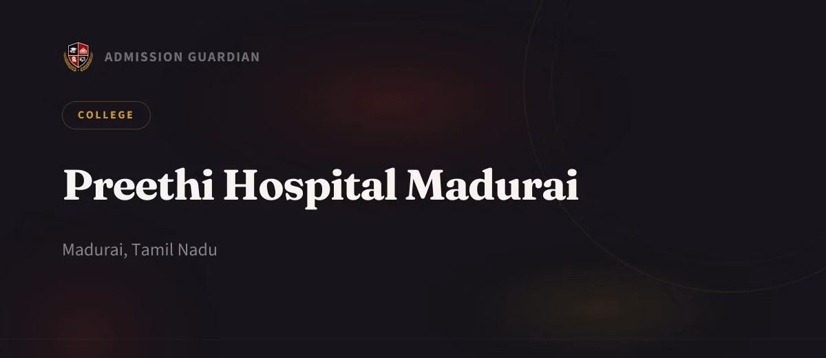 Preethi Hospital Madurai cover photo 1