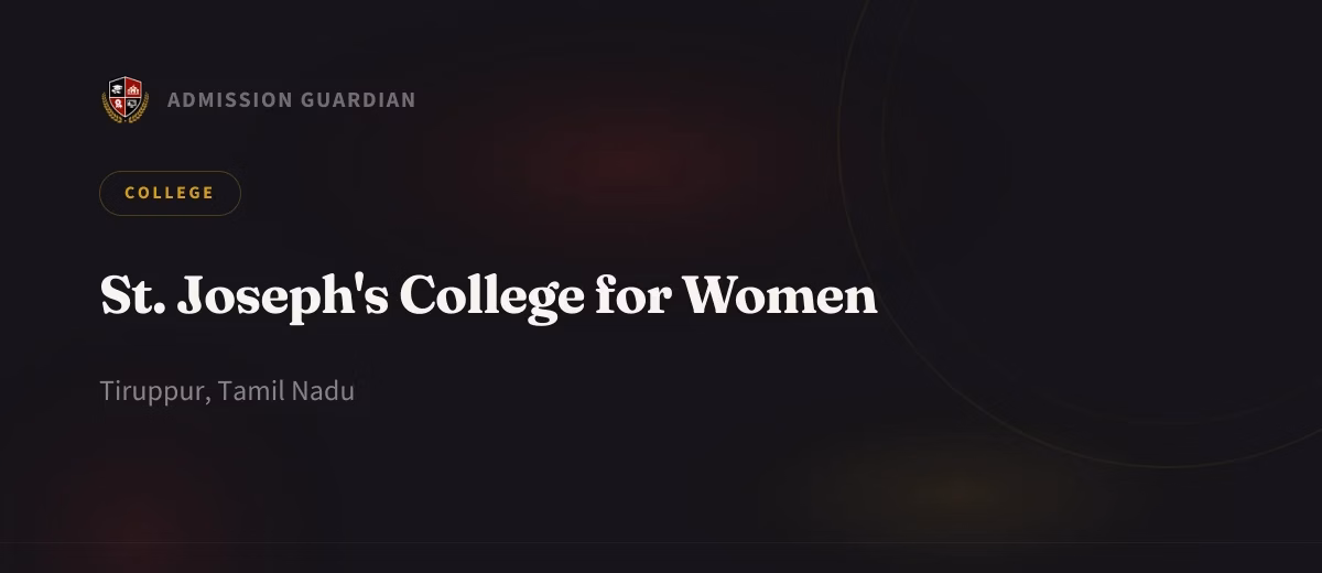St. Joseph's College for Women cover photo 1