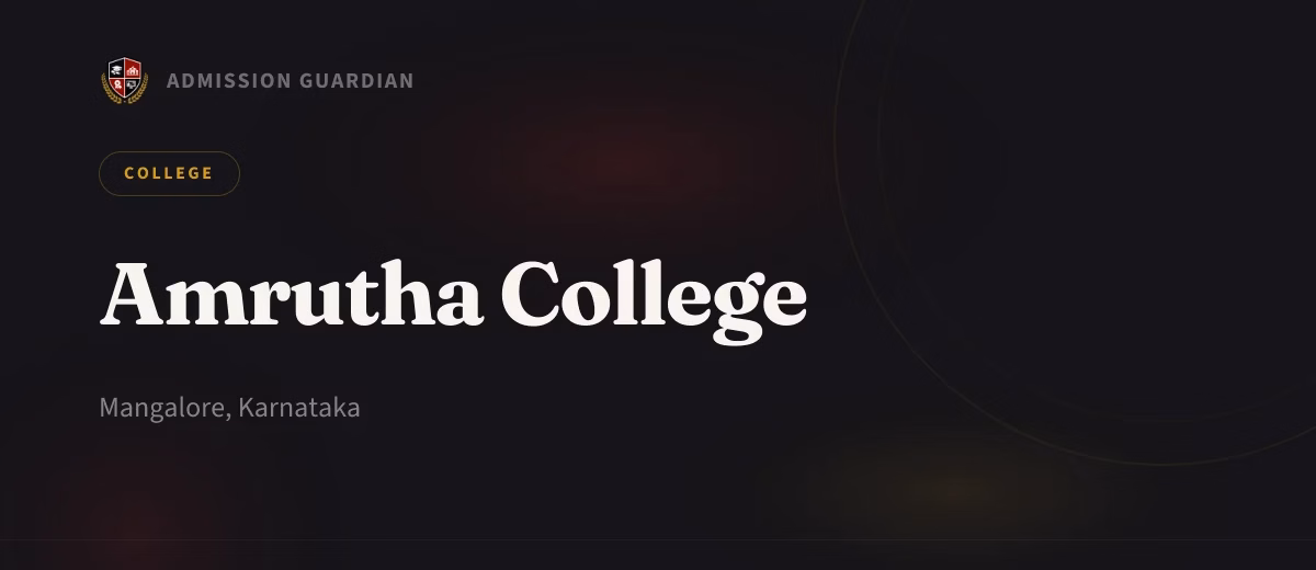 Amrutha College cover photo 1