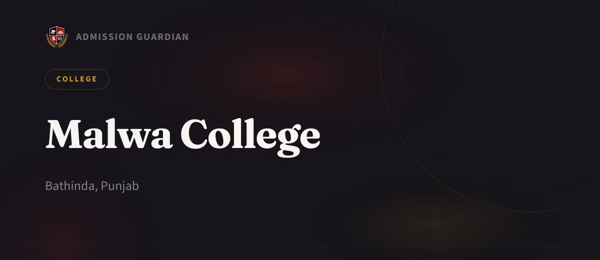 Malwa College cover photo 1