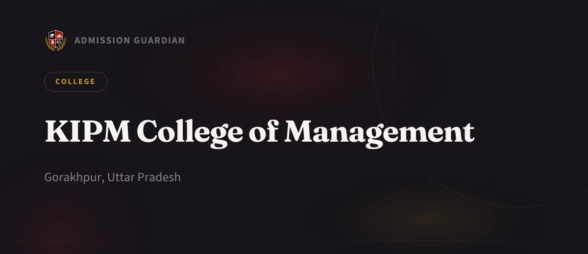 KIPM College of Management cover photo 1