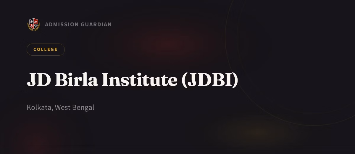 JD Birla Institute (JDBI) cover photo 1