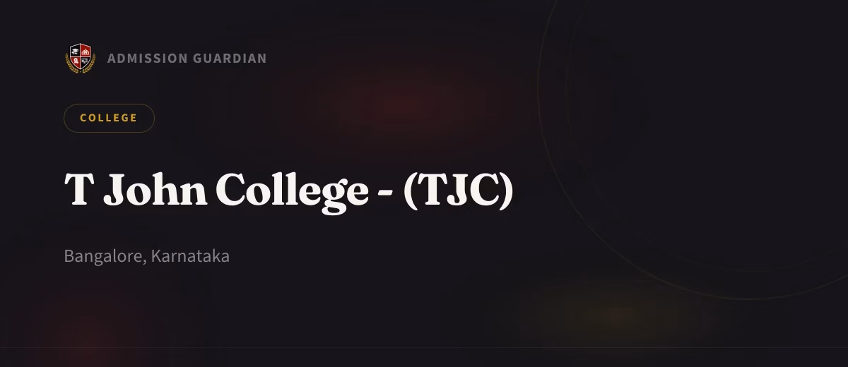 T John College - (TJC) cover photo 1