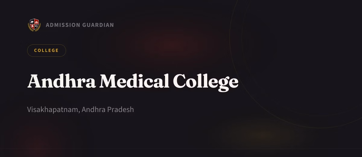 Andhra Medical College cover photo 1