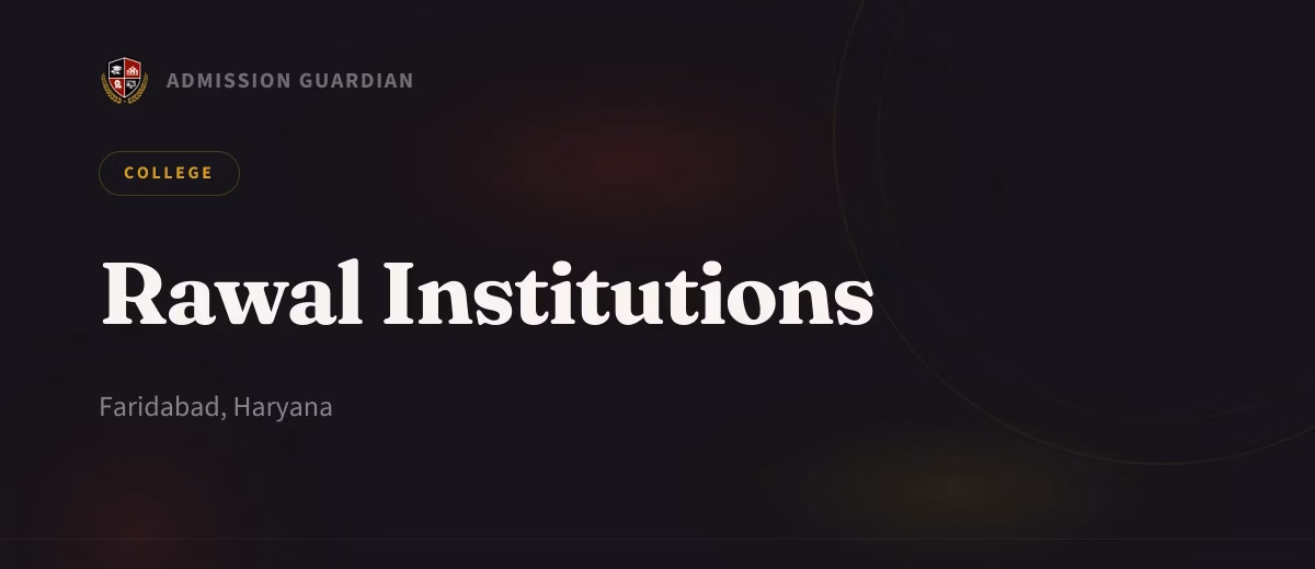 Rawal Institutions cover photo 1