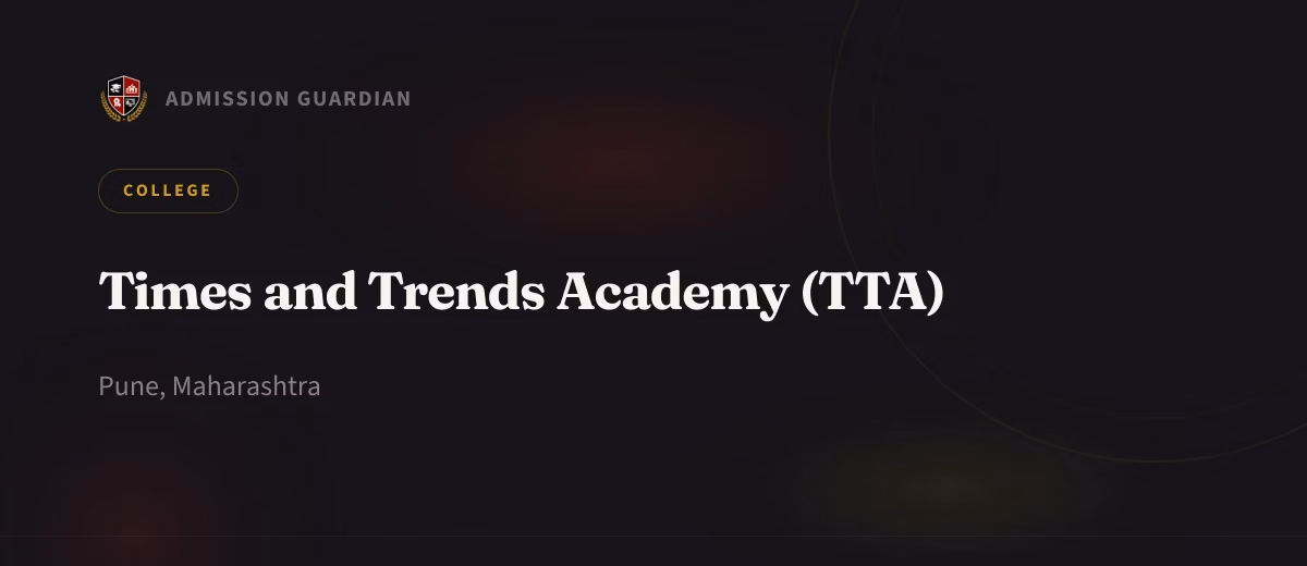 Times and Trends Academy (TTA) cover photo 1