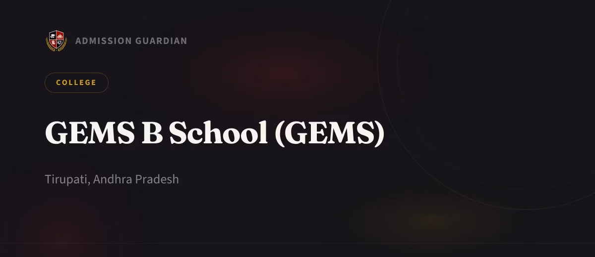 GEMS B School (GEMS) cover photo 1