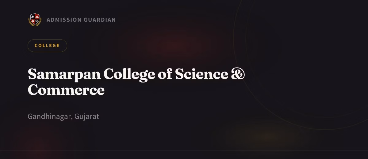 Samarpan College of Science & Commerce cover photo 1