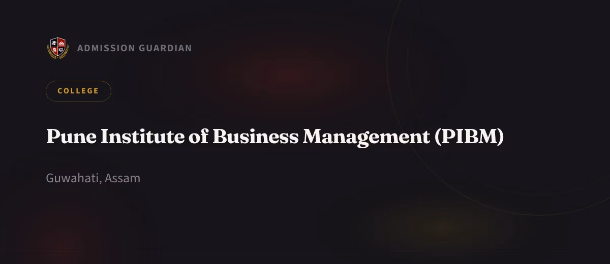 Pune Institute of Business Management (PIBM) cover photo 1