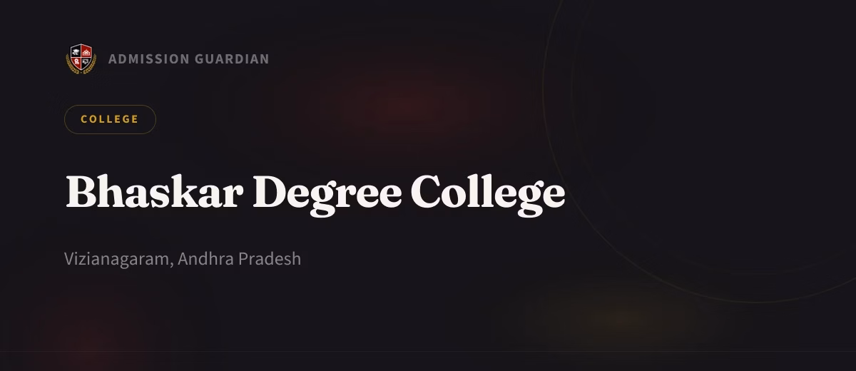 Bhaskar Degree College cover photo 1