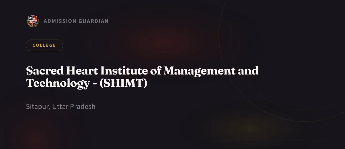 Sacred Heart Institute of Management and Technology - (SHIMT) cover photo 1