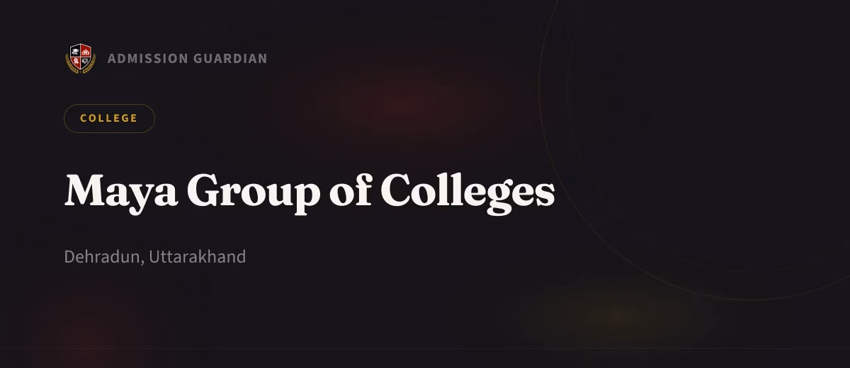 Maya Group of Colleges cover photo 1