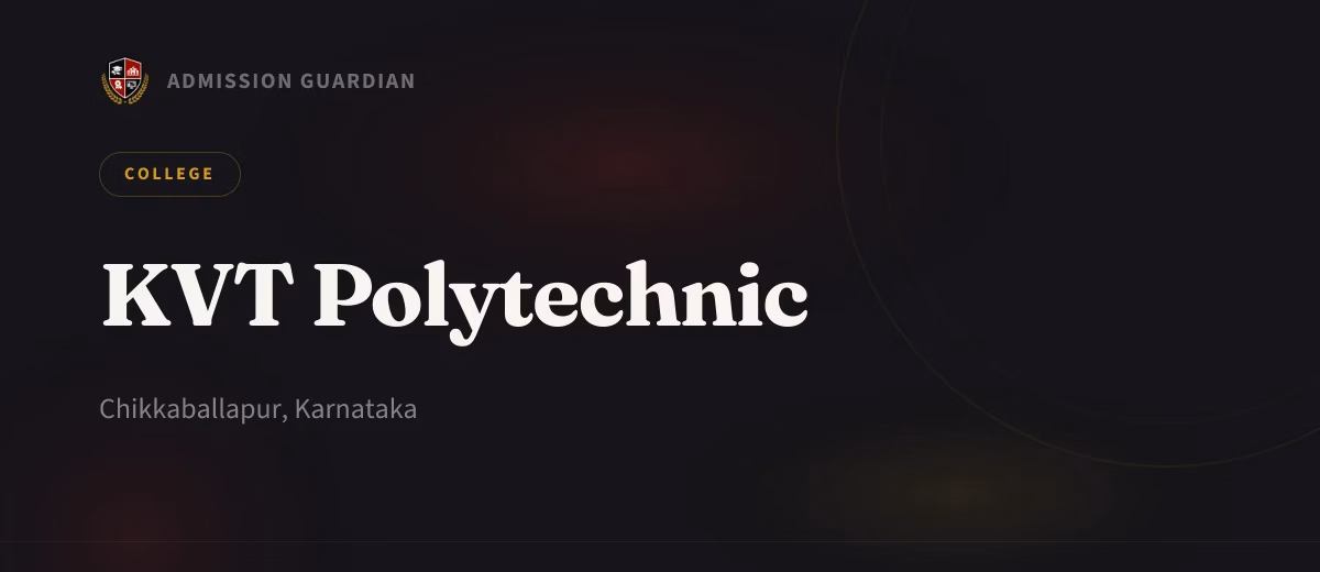 KVT Polytechnic cover photo 1