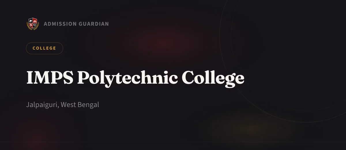 IMPS Polytechnic College cover photo 1