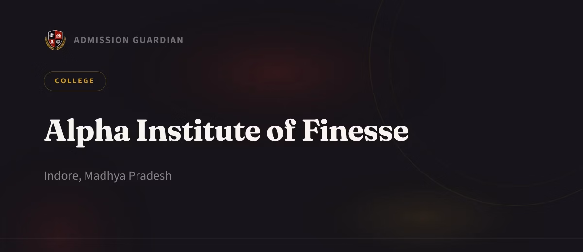 Alpha Institute of Finesse cover photo 1