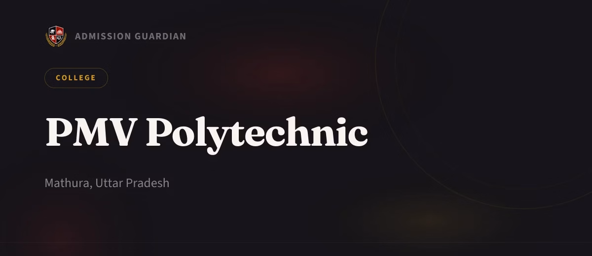 PMV Polytechnic cover photo 1