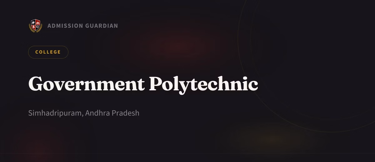Government Polytechnic cover photo 1