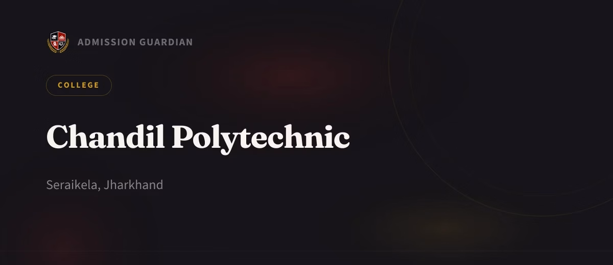 Chandil Polytechnic cover photo 1
