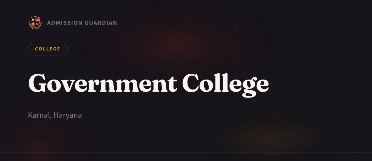 Government College cover photo 1