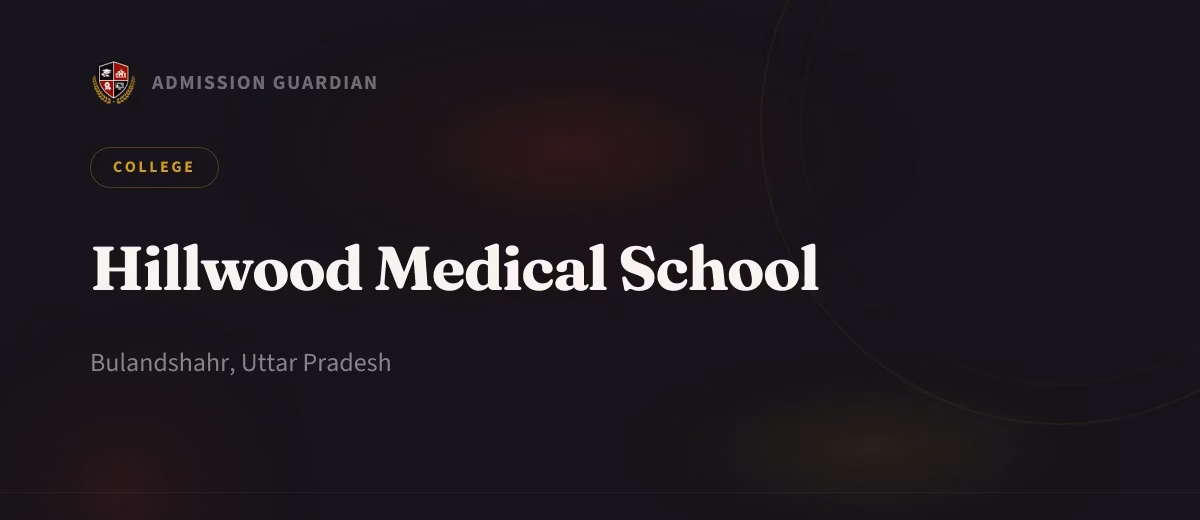 Hillwood Medical School cover photo 1