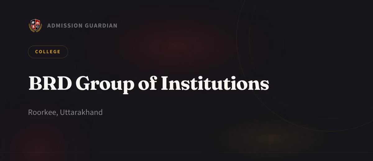 BRD Group of Institutions cover photo 1