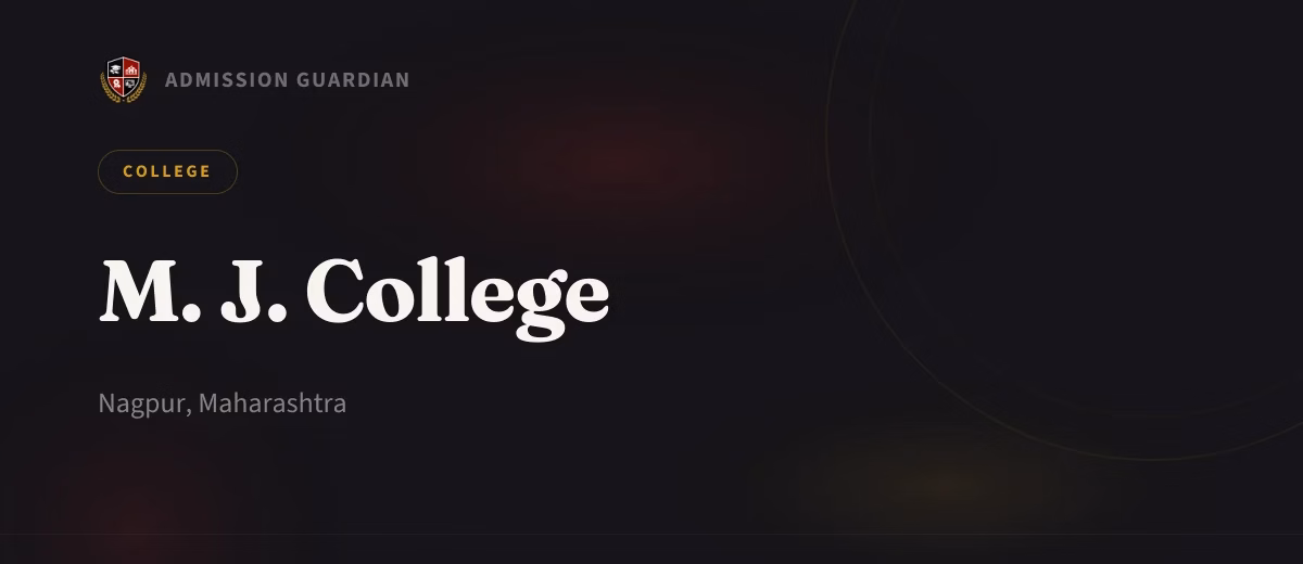 M. J. College cover photo 1