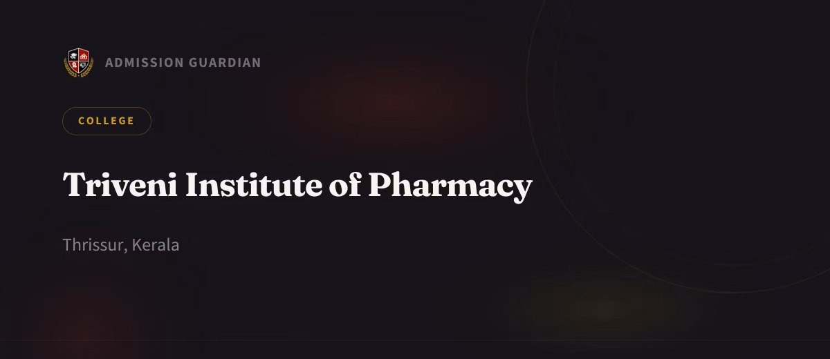 Triveni Institute of Pharmacy cover photo 1