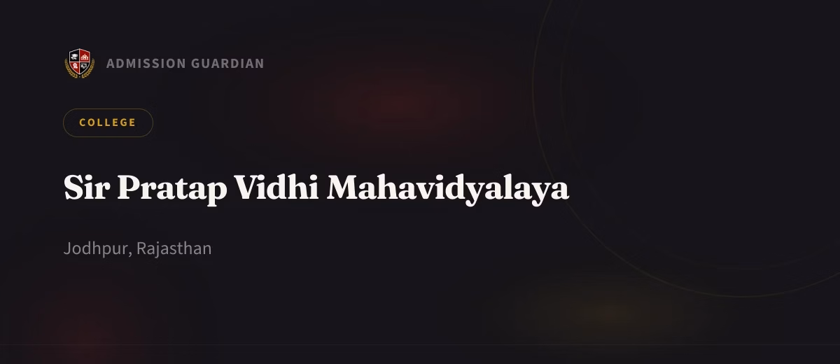 Sir Pratap Vidhi Mahavidyalaya cover photo 1