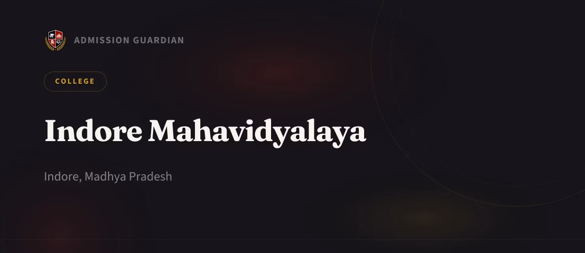 Indore Mahavidyalaya cover photo 1