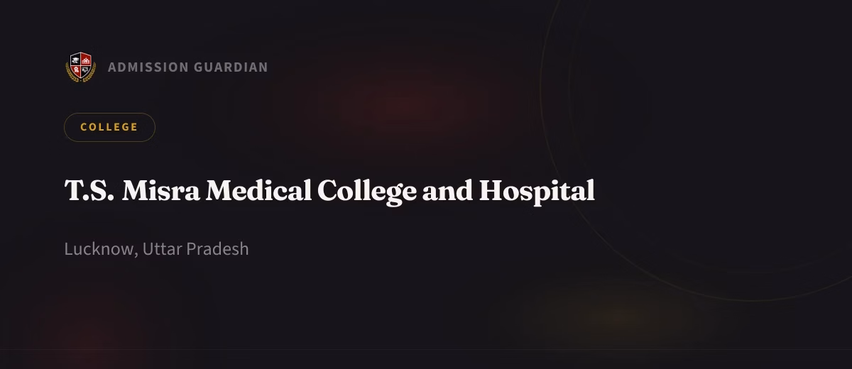 T.S. Misra Medical College and Hospital cover photo 1