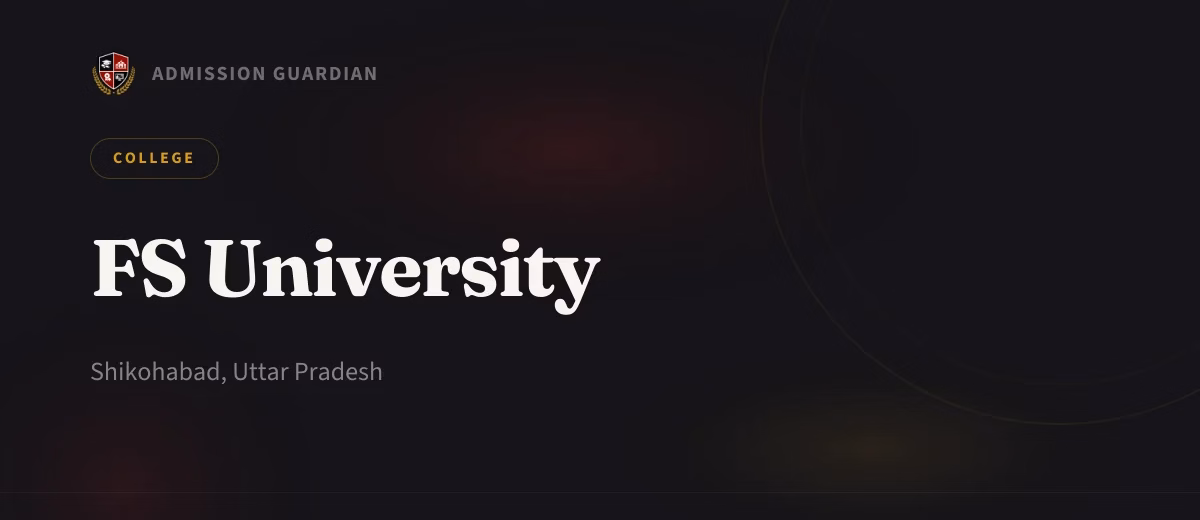 FS University cover photo 1