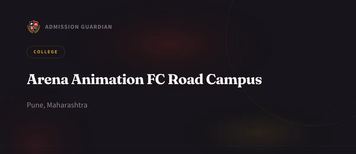 Arena Animation FC Road Campus cover photo 1