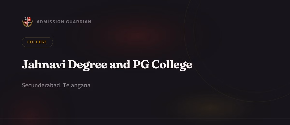Jahnavi Degree and PG College cover photo 1