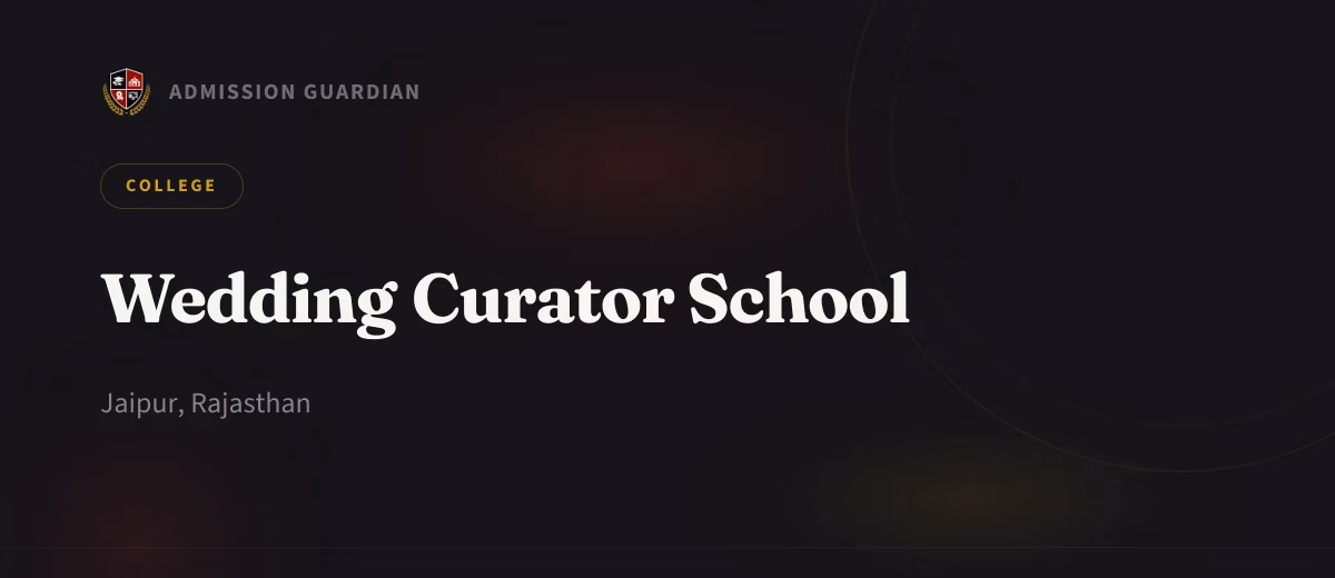 Wedding Curator School cover photo 1