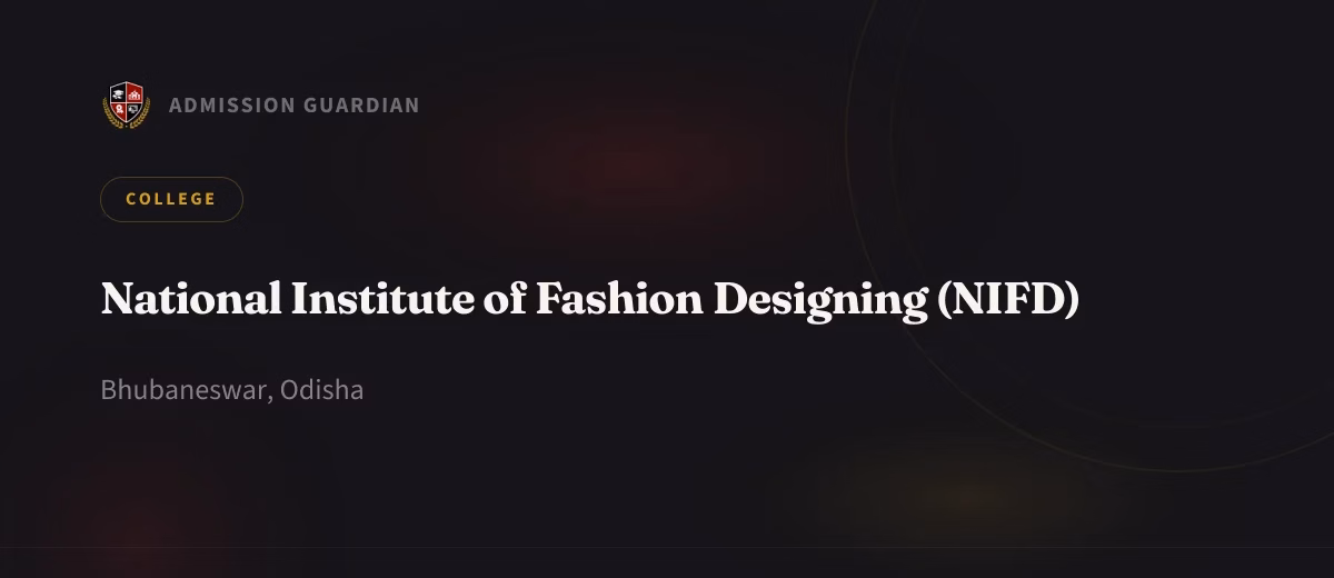 National Institute of Fashion Designing (NIFD) cover photo 1