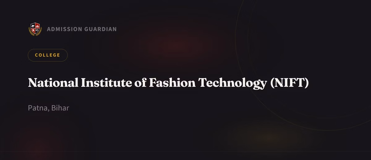 National Institute of Fashion Technology (NIFT) cover photo 1