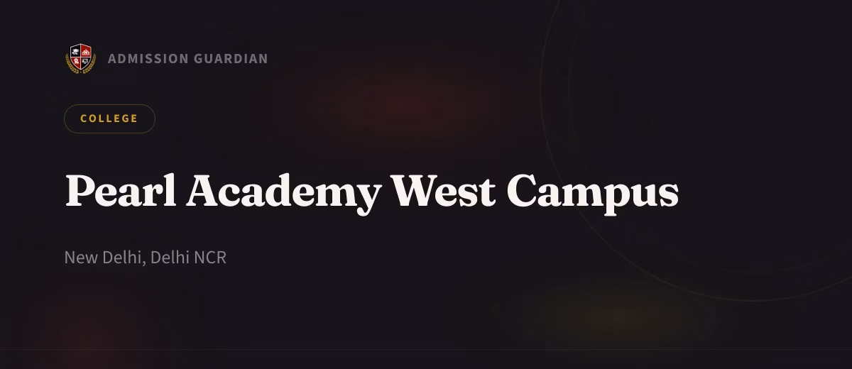 Pearl Academy West Campus cover photo 1