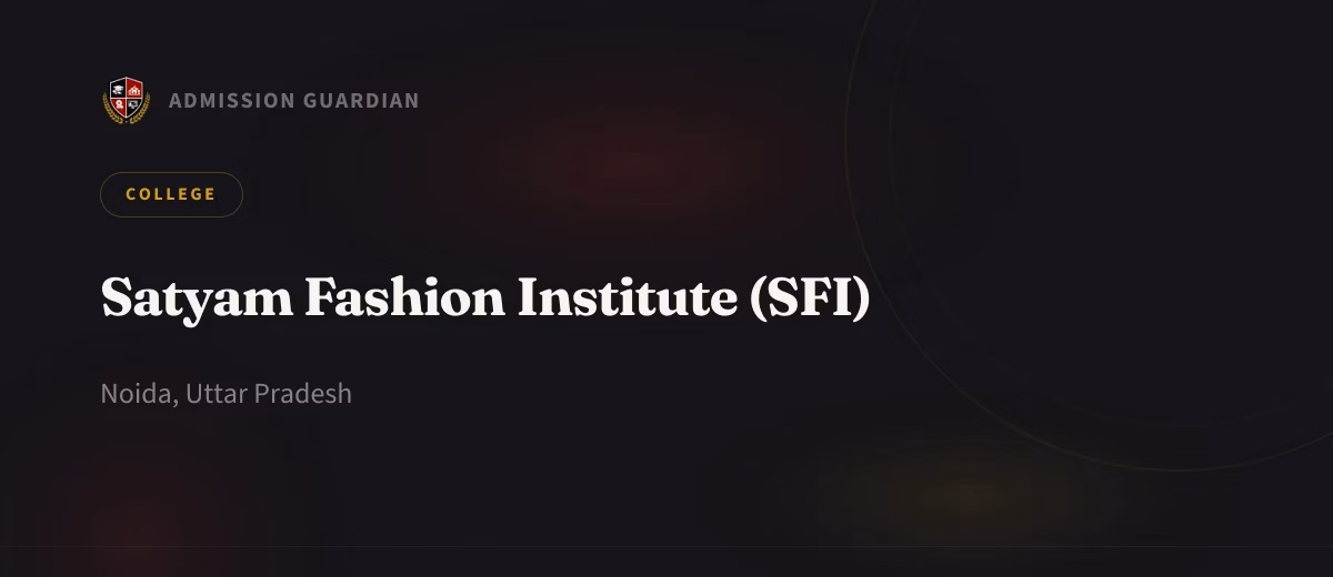 Satyam Fashion Institute (SFI) cover photo 1