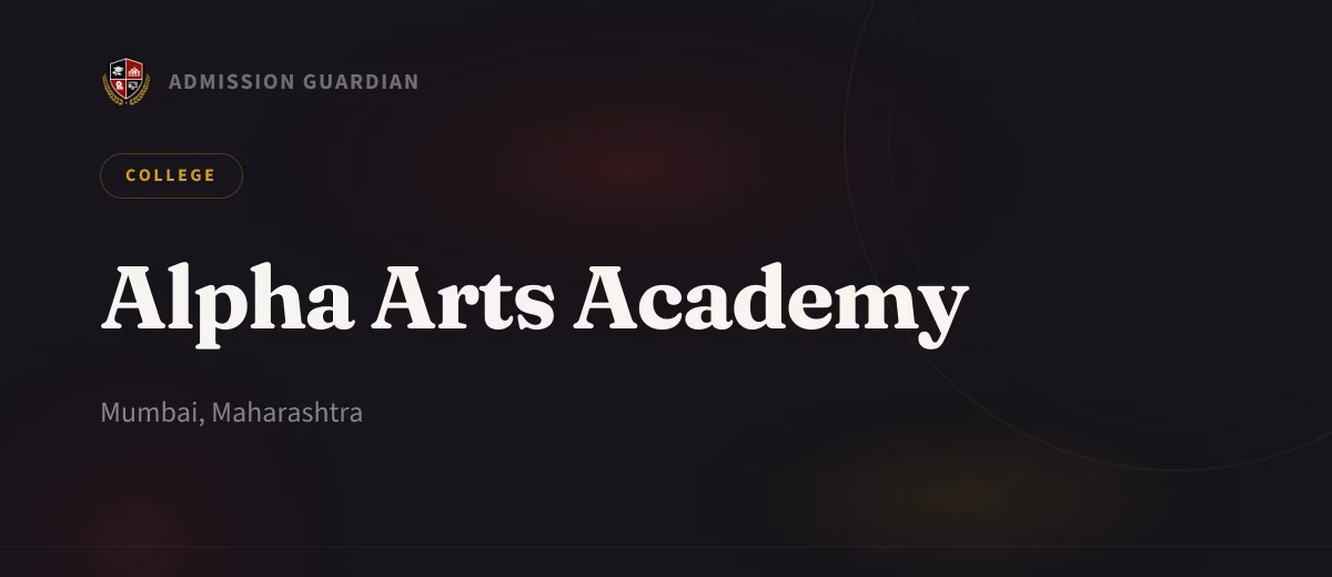 Alpha Arts Academy cover photo 1