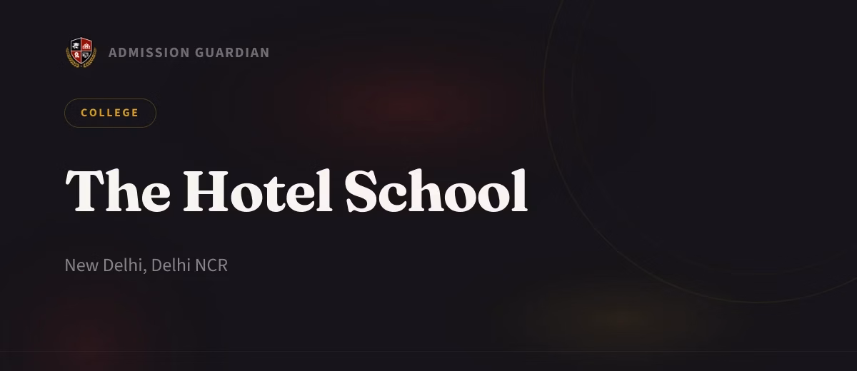 The Hotel School cover photo 1