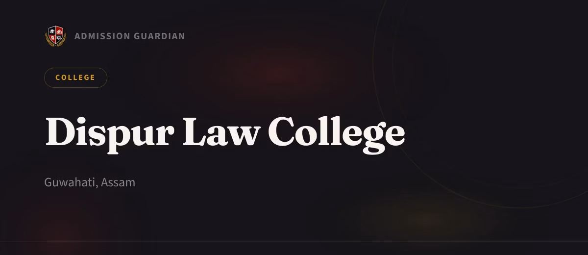 Dispur Law College cover photo 1