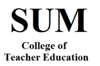 SUM College of Teacher Education (SUM) Mamba
