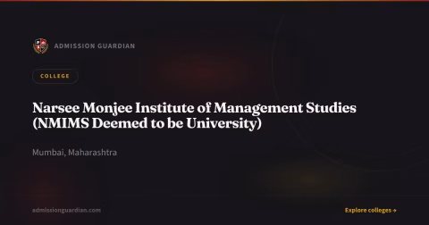Narsee Monjee Institute of Management Studies (NMIMS Deemed to be University)