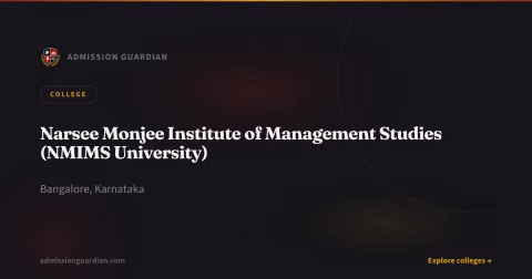 Narsee Monjee Institute of Management Studies (NMIMS University)