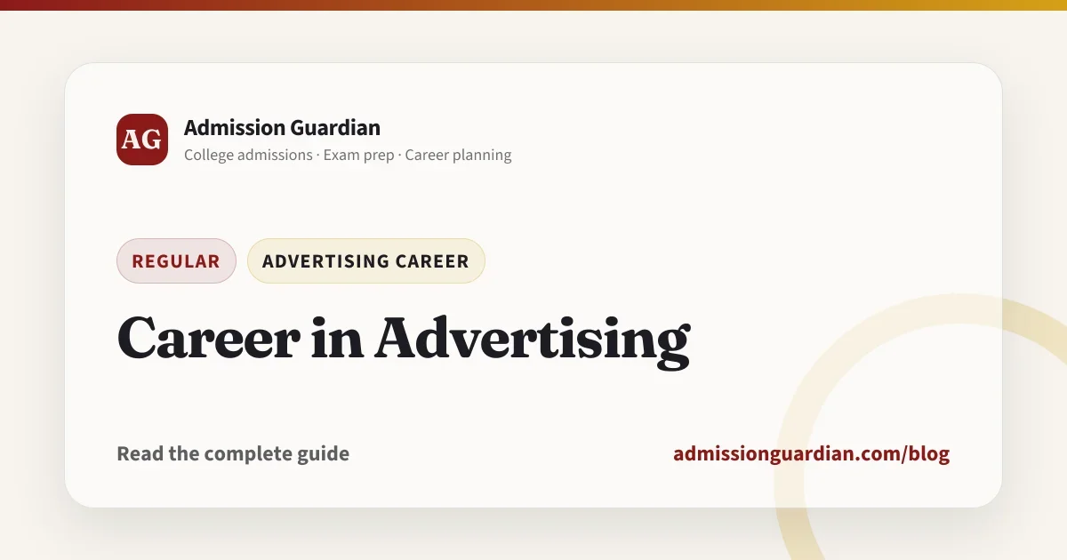 Career in Advertising