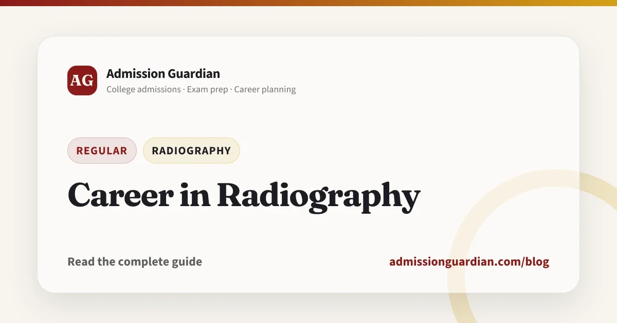 Career in Radiography